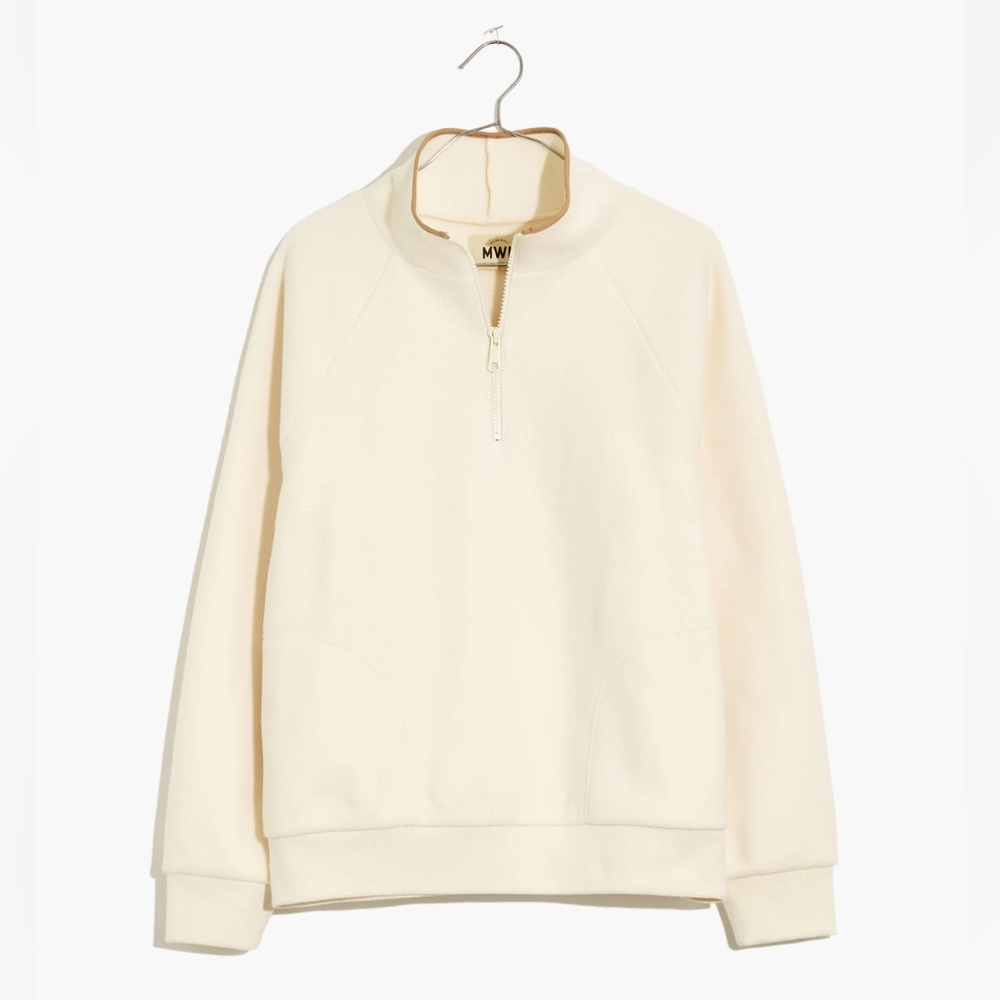 Madewell Betterfleece Half-Zip Sweatshirt NWT Women’s Size Extra Large